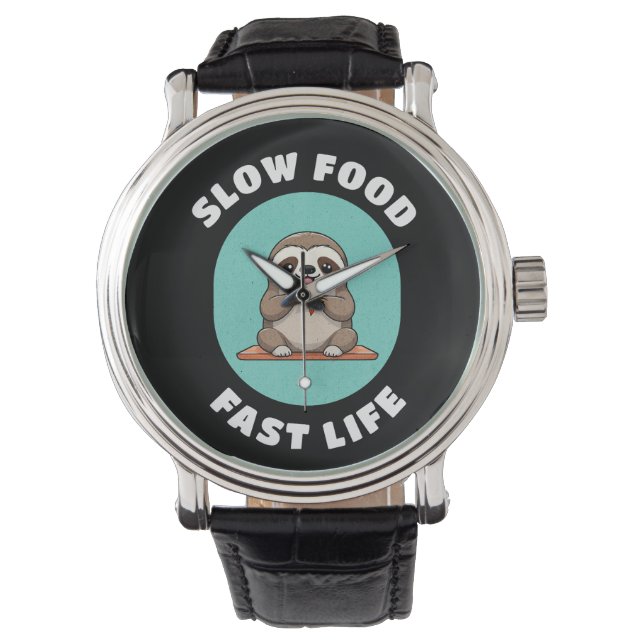 Reloj De Pulsera Kawaii Sloth (Anverso)