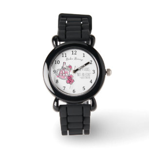 Reloj De Pulsera Kawaii y el conejo Boba lindo hablan alto