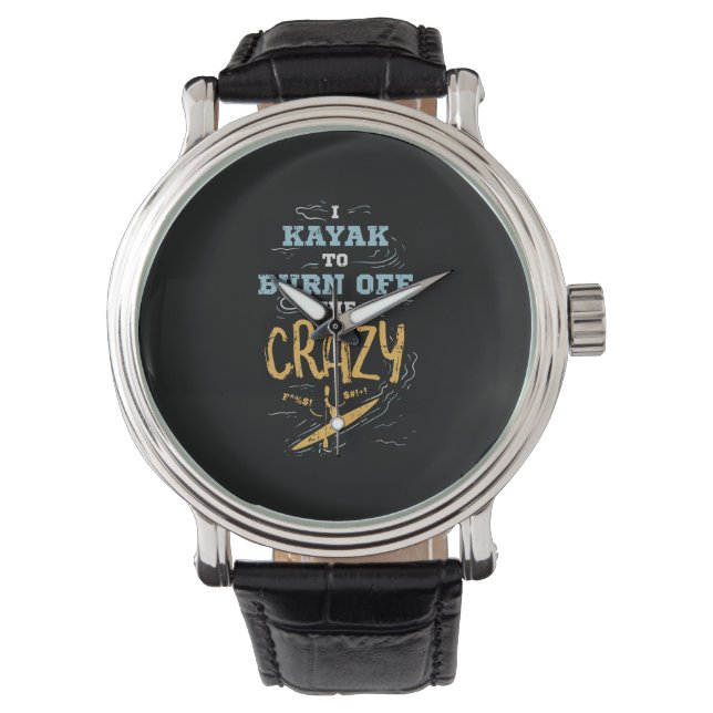 Reloj De Pulsera Kayaking Kayaker (Anverso)
