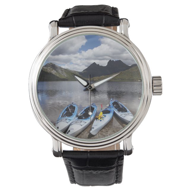 Reloj De Pulsera Kayaks, Cradle Mountain y Dove Lake (Anverso)