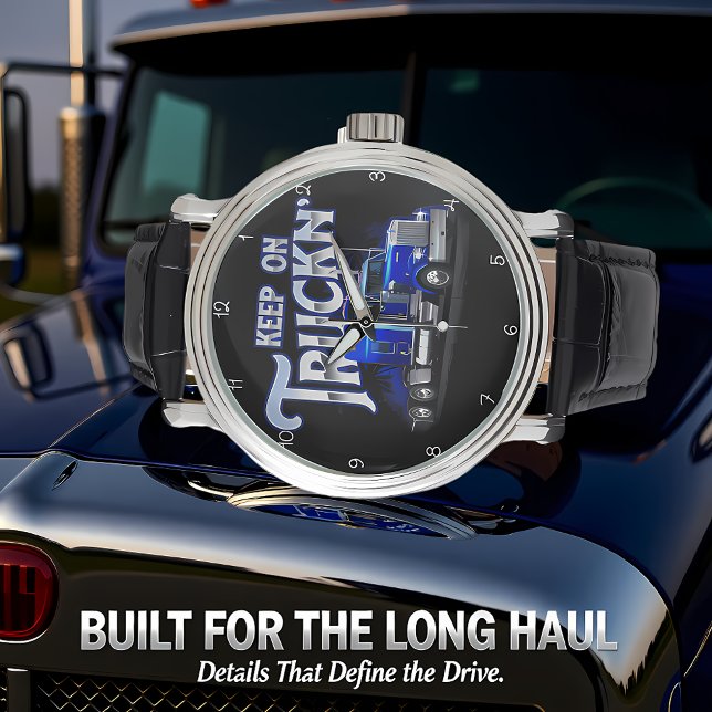 Reloj De Pulsera Keep On Truckin' Blue Rig (Subido por el creador)