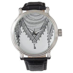 Reloj De Pulsera Keffiyeh palestino Scarf tejido tradicional