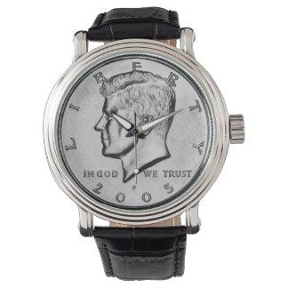 Reloj De Pulsera Kennedy Half Dollar