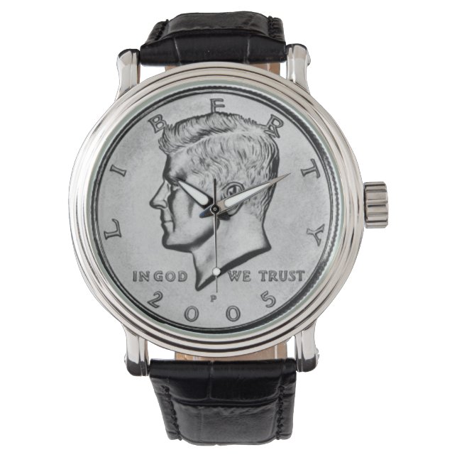 Reloj De Pulsera Kennedy Half Dollar (Anverso)