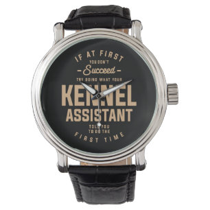 Reloj De Pulsera Kennel Assistant Funny Job Occupation Watch