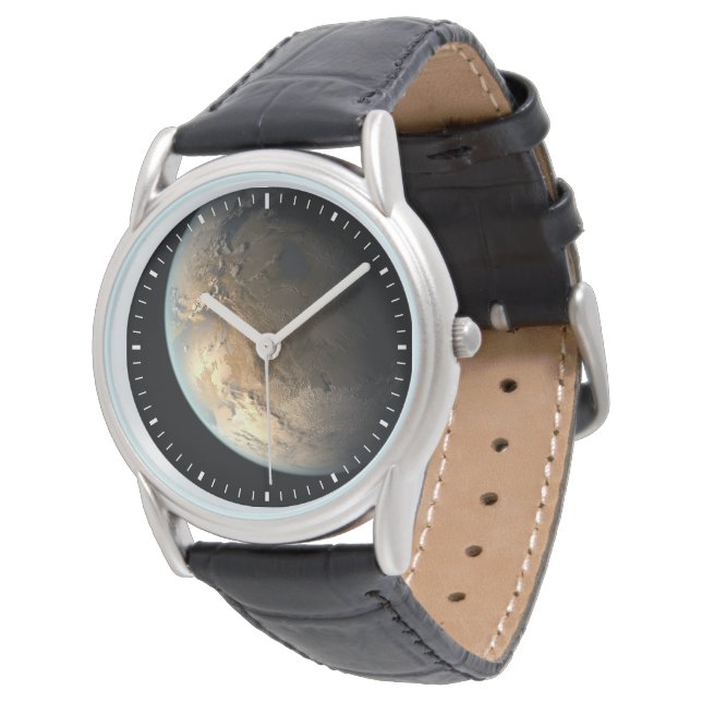 Reloj De Pulsera Kepler-186f Orbitando Una Estrella Distante. (Angular)