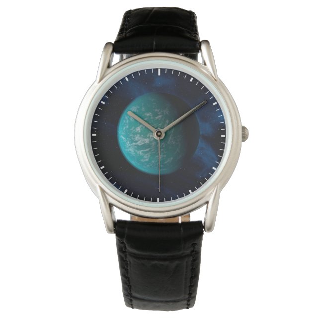 Reloj De Pulsera Kepler 22b, un planeta extrasolar. (Anverso)