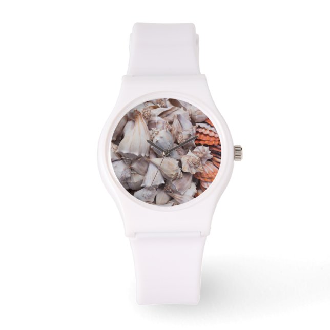 Reloj De Pulsera Key West, conchas marinas (Anverso)