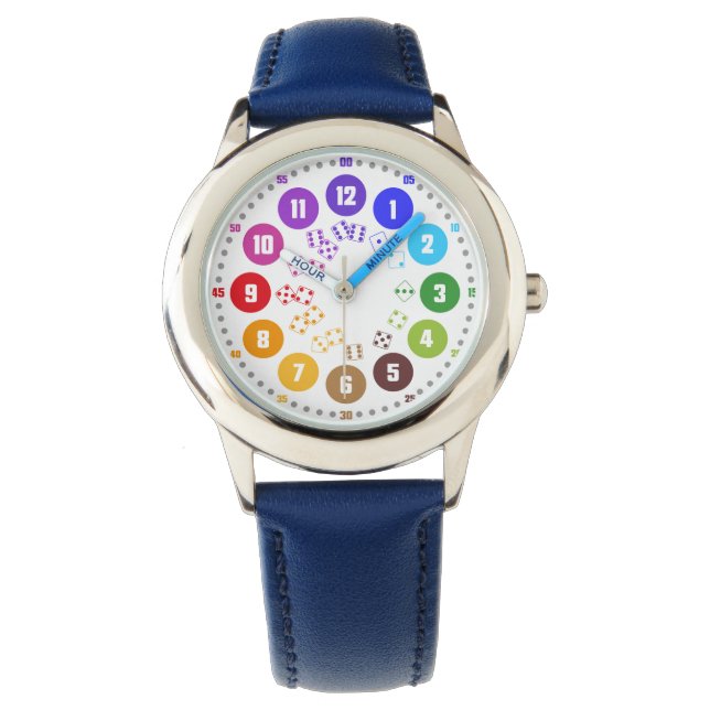 Reloj De Pulsera KF12-M60-M-Cube-AU Lernuhr Schulanfangsgeschenk (Anverso)