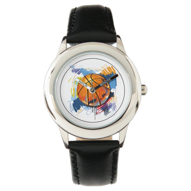 Reloj De Pulsera Kids Classic Watch-Basketball (Anverso)