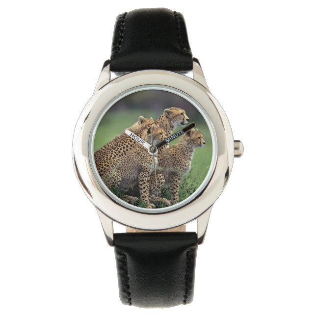Reloj De Pulsera Kids Classic Watch/Wildlife Cheetah (Anverso)