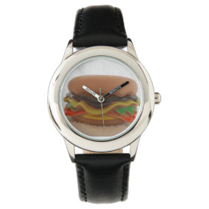 Reloj De Pulsera Kids Hamburger Watch