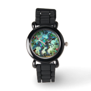 Reloj De Pulsera Kids Robot Dinosaur Watch
