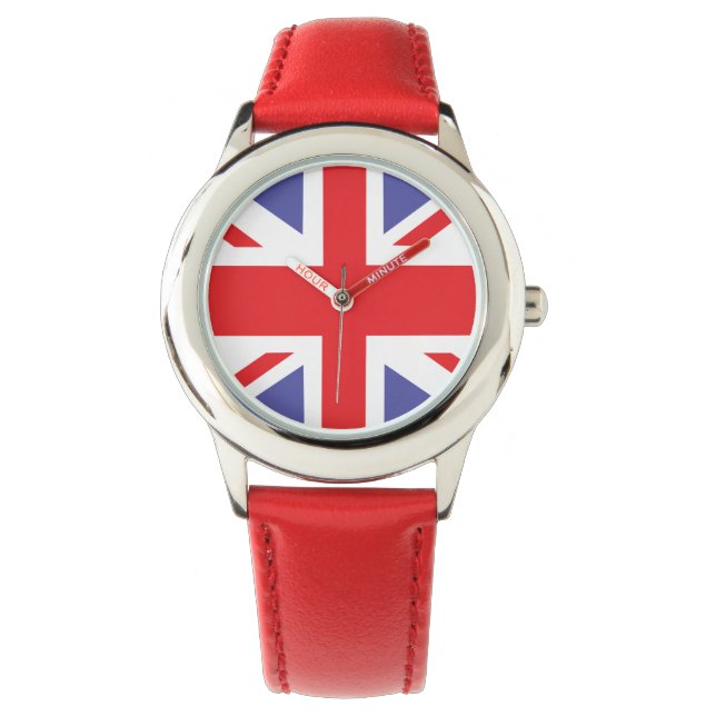 Reloj De Pulsera Kids Union Jack British Watch (Anverso)