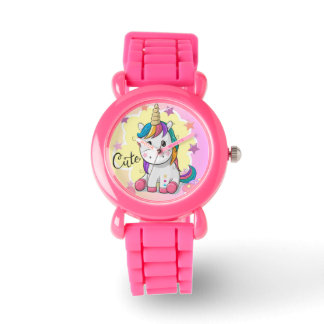 Reloj De Pulsera kids wristwatch unicorn design