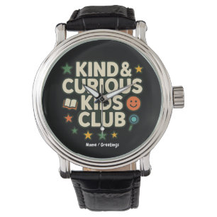 Reloj De Pulsera Kind & Curious Kids Club Mentalidad de Crecimiento