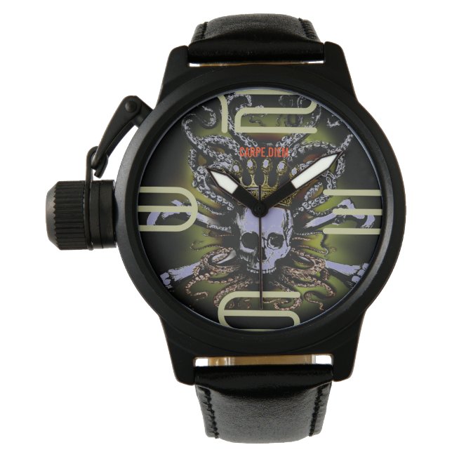 Reloj De Pulsera King Squill Carpe Diem Watch (Anverso)