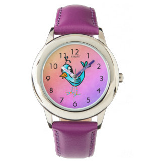 Reloj De Pulsera KiniArt Whimsical Little Bird Watch