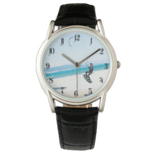 Reloj De Pulsera Kitesurfer aumenta el aire