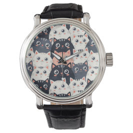 Reloj De Pulsera Kitty Kat Kaleidoscope
