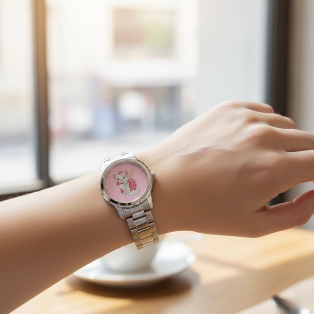Reloj De Pulsera Kitty Watch (Subido por el creador)