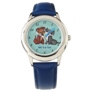 Reloj De Pulsera Kitty y Puppy , Editar tu texto