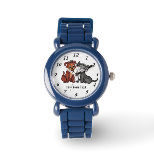 Reloj De Pulsera Kitty y Puppy , Editar tu texto
