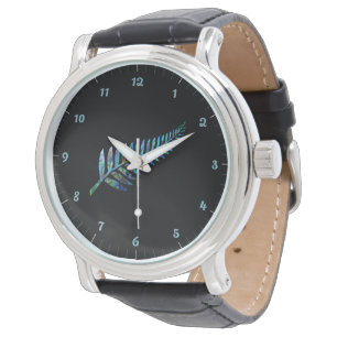 RELOJ DE PULSERA KIWI NEW ZEALAND FERN PAUA WATCH