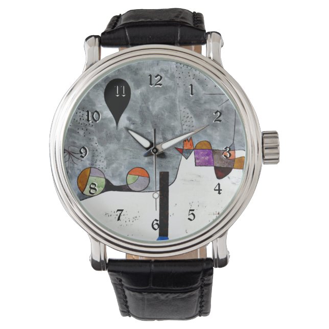 Reloj De Pulsera Klee - Invierno, pintura popular (Anverso)