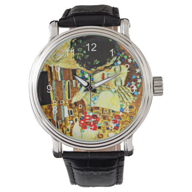 Reloj De Pulsera Klimt: El beso (Anverso)