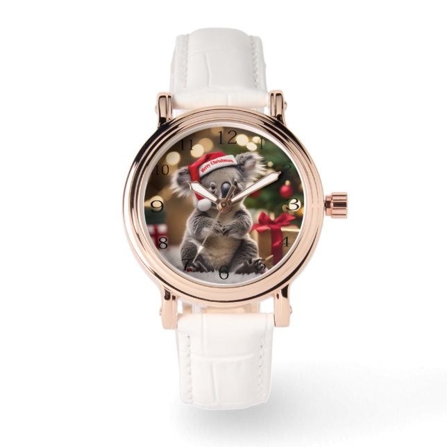 Reloj De Pulsera "Koala Kris Kringle: Navidades en Australia" (Anverso)