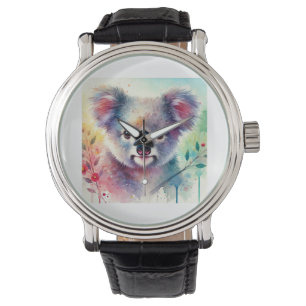 Reloj De Pulsera Koala Serenity 010924AREF109 - Watercolor