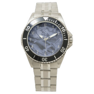 Reloj De Pulsera Koi (Azul)
