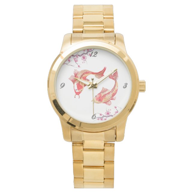 Reloj De Pulsera Koi Pond (Anverso)