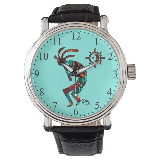 Reloj De Pulsera Kokopelli del suroeste (Anverso)