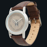Reloj De Pulsera KRAFT APIARY WATCH 100% PURO HECHO POR BEE Beekeep<br><div class="desc">Logo de Kraft simulado con abeja de miel de época. ¡Ideal para promocionar tu nombre colmenar y productos de miel!</div>
