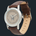 Reloj De Pulsera KRAFT APIARY WATCH 100% PURO HECHO POR BEE Beekeep<br><div class="desc">Logo de Kraft simulado con abeja de miel de época. ¡Ideal para promocionar tu nombre colmenar y productos de miel!</div>