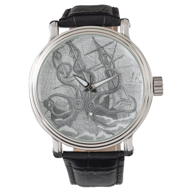 Reloj De Pulsera Kraken Watch - ¡Sushi súper grande! (Anverso)