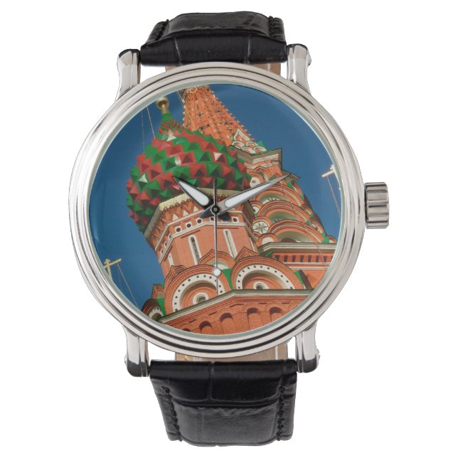 Reloj De Pulsera Kremlin, Vasiliy Bendito | Moscú, Rusia (Anverso)