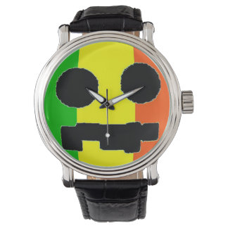 Reloj De Pulsera ¡KSP! Rasta Face Watch