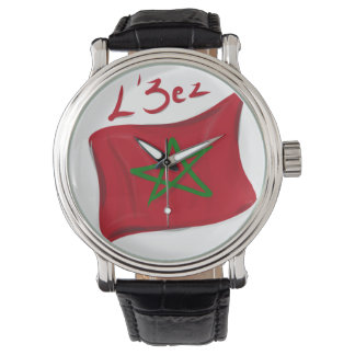 Reloj De Pulsera L'3ez Maroc sur fond transparent