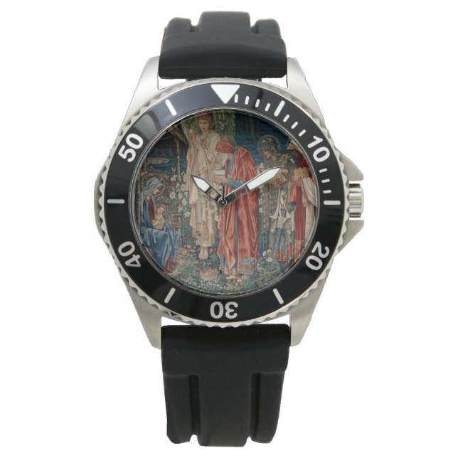 Reloj De Pulsera La adoración del Magi (por Edward Burne-Jones) (Anverso)
