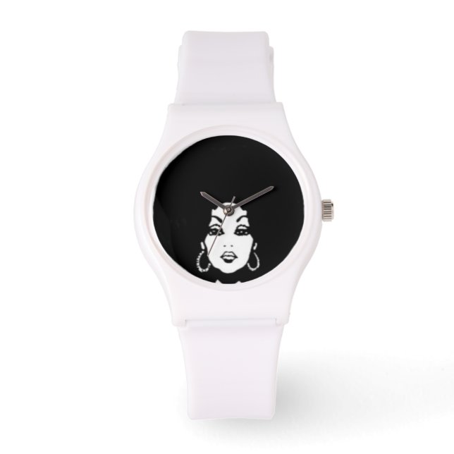 Reloj De Pulsera la afro (Anverso)