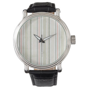 Reloj De Pulsera La alegría del modelo de las rayas de la acuarela