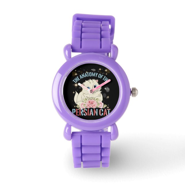 Reloj De Pulsera La Anatomía Del Gato Persa (Anverso)