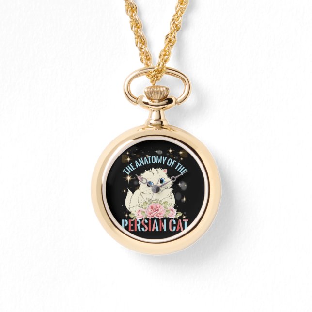 Reloj De Pulsera La Anatomía Del Gato Persa (Anverso)