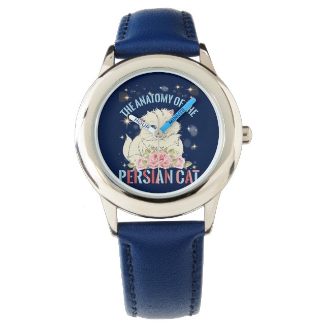 Reloj De Pulsera La Anatomía Del Gato Persa (Anverso)