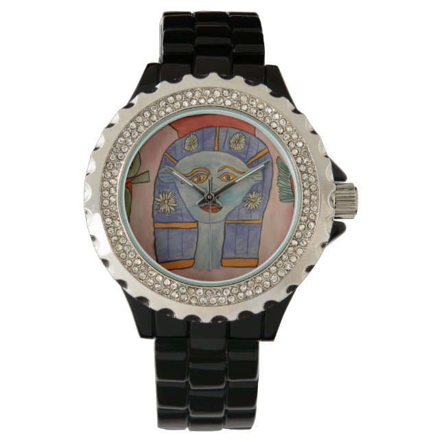 Reloj De Pulsera La Antigua Diosa Egipcia (Anverso)