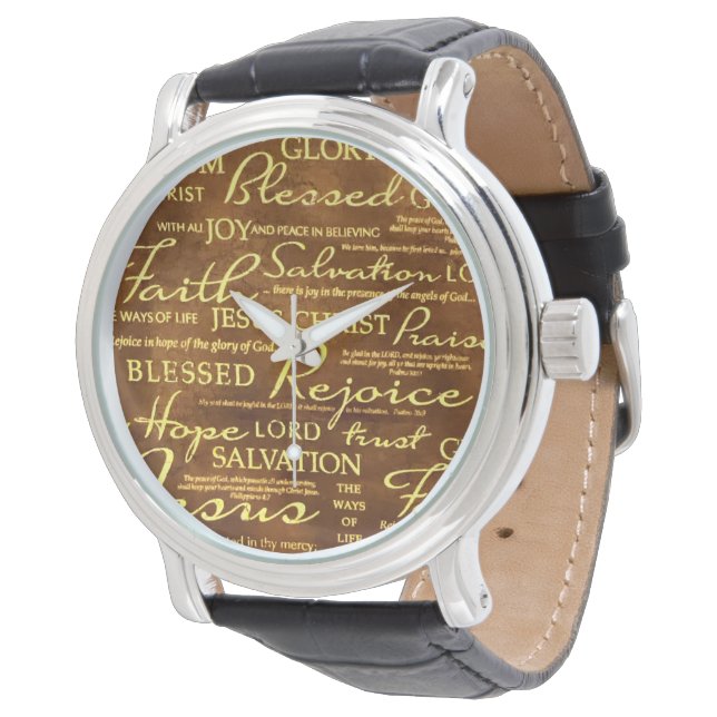 Reloj De Pulsera La asombrosa bendición y fe de Jesucristo (Angular)