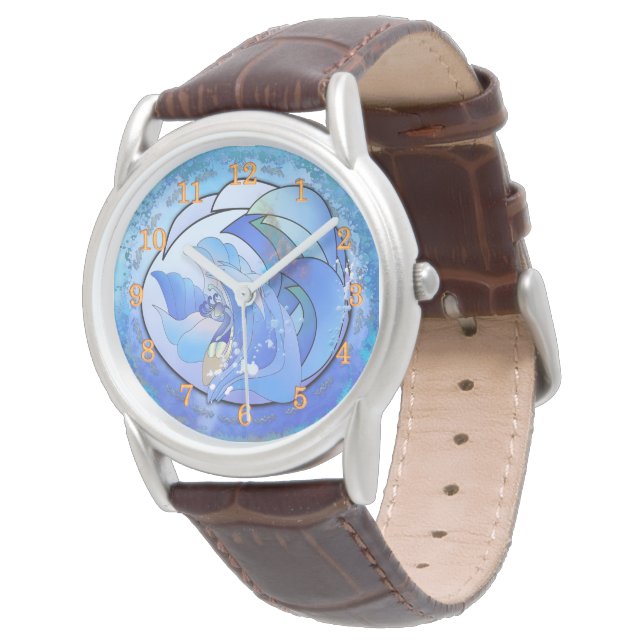 Reloj De Pulsera La aventura oceánica grande de KoKopelli (Angular)